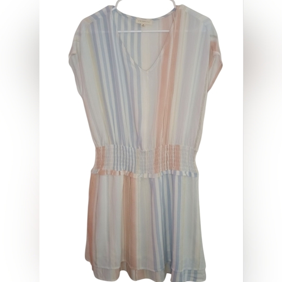 Promesa Striped Pastel Dress - Picture 3 of 9
